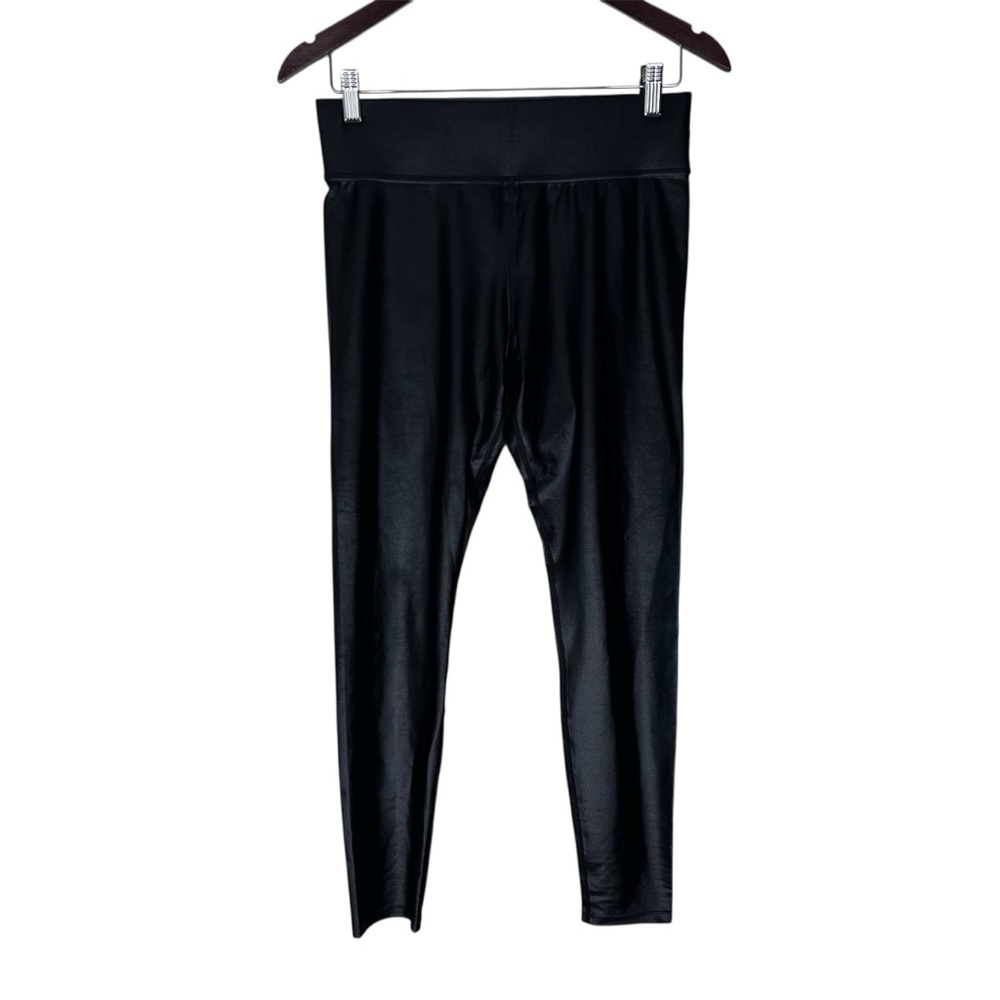 Carbon38 Regular Rise 7/8 Length Legging In Takara Shine Black Womens Size Large - Picture 3 of 6